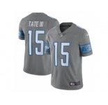 Youth Nike Detroit Lions #15 Golden Tate III Limited Steel Rush NFL Jersey