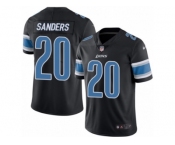 Youth Nike Detroit Lions #20 Barry Sanders Limited Black Rush NFL Jersey