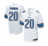 Youth Nike Detroit Lions #20 Barry Sanders White NFL Jersey