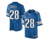 Youth Nike Detroit Lions #28 Quandre Diggs Limited Light Blue Team Color NFL Jersey
