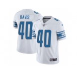 Youth Nike Detroit Lions #40 Jarrad Davis Limited White NFL Jersey