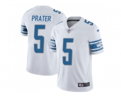 Youth Nike Detroit Lions #5 Matt Prater White Stitched NFL Limited Jersey