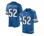 Youth Nike Detroit Lions #52 Antwione Williams Limited Light Blue Team Color NFL Jersey