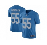 Youth Nike Detroit Lions #55 Paul Worrilow Limited Blue Alternate Vapor Untouchable NFL Jersey