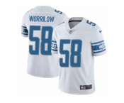 Youth Nike Detroit Lions #58 Paul Worrilow White Vapor Untouchable Limited Player NFL Jersey