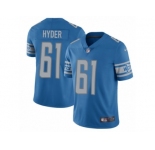 Youth Nike Detroit Lions #61 Kerry Hyder Vapor Untouchable Limited Light Blue Team Color NFL Jersey