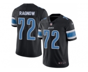 Youth Nike Detroit Lions #72 Frank Ragnow Rush Vapor Untouchable Black Limited NFL