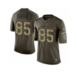 Youth Nike Detroit Lions #85 Eric Ebron Limited Green Salute to Service NFL Jersey