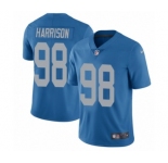 Youth Nike Detroit Lions #98 Damon Harrison Blue Alternate Vapor Untouchable Limited Player NFL Jersey