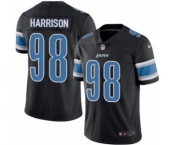 Youth Nike Detroit Lions #98 Damon Harrison Limited Black Rush Vapor Untouchable NFL Jersey