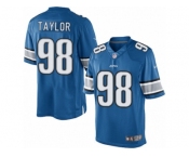 Youth Nike Detroit Lions #98 Devin Taylor Limited Light Blue Team Color NFL Jersey