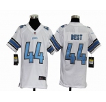 nike youth nfl jersey detroit lions #44 jahvid best white[nike]