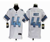 nike youth nfl jersey detroit lions #44 jahvid best white[nike]