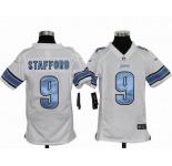 nike youth nfl jersey detroit lions #9 stafford white[nike]