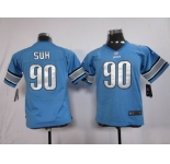 nike youth nfl jersey detroit lions #90 ndamukong suh blue[nike]