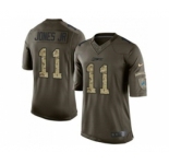 nike youth nfl jerseys detroit lions #11 marvin jones jr army green[nike Limited Salute To Service]