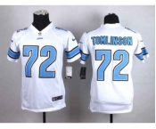 nike youth nfl jerseys detroit lions #72 tomlinson white[nike]