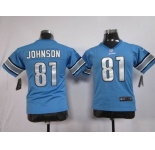 nike youth nfl jerseys detroit lions #81 calvin johnson blue[nike]