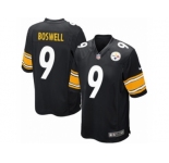 Men Nike Pittsburgh Steelers #9 Chris Boswell Game Black Team Color NFL Jersey