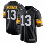 Men's Nike Pittsburgh Steelers #13 James Washington Game Black Alternate NFL Jersey
