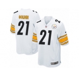Men's Nike Pittsburgh Steelers #21 Robert Golden Game White NFL Jersey