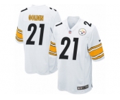 Men's Nike Pittsburgh Steelers #21 Robert Golden Game White NFL Jersey