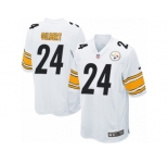 Men's Nike Pittsburgh Steelers #24 Justin Gilbert Game White NFL Jersey