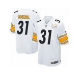Men's Nike Pittsburgh Steelers #31 Ross Cockrell Game White NFL Jersey