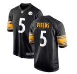 Men's Nike Pittsburgh Steelers #5 Fields Game Black Team Color NFL Jersey