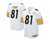 Men's Nike Pittsburgh Steelers #81 Jesse James Game White NFL Jersey