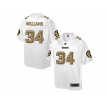 Nike Pittsburgh Steelers #34 DeAngelo Williams White Men's NFL Pro Line Fashion Game Jersey