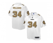 Nike Pittsburgh Steelers #34 DeAngelo Williams White Men's NFL Pro Line Fashion Game Jersey