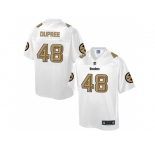 Nike Pittsburgh Steelers #48 Bud Dupree White Men's NFL Pro Line Fashion Game Jersey