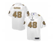 Nike Pittsburgh Steelers #48 Bud Dupree White Men's NFL Pro Line Fashion Game Jersey
