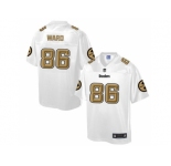 Nike Pittsburgh Steelers #86 Hines Ward White Men's NFL Pro Line Fashion Game Jersey