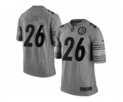 nike nfl jerseys pittsburgh steelers #26 bell gray[game]