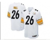 nike nfl jerseys pittsburgh steelers #26 bell white[game][bell]