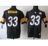 nike nfl jerseys pittsburgh steelers #33 redman black[game]