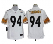 nike nfl jerseys pittsburgh steelers #94 timmons white Game Jerseys