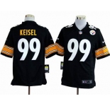 nike nfl jerseys pittsburgh steelers #99 keisel black[game]