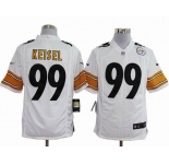 nike nfl jerseys pittsburgh steelers #99 keisel white[game]