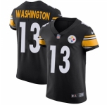 Men's Nike Pittsburgh Steelers #13 James Washington Black Team Color Vapor Untouchable Elite Player NFL Jersey