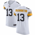 Men's Nike Pittsburgh Steelers #13 James Washington White Vapor Untouchable Elite Player NFL Jersey