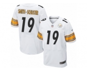 Men's Nike Pittsburgh Steelers #19 JuJu Smith-Schuster Elite White NFL Jersey