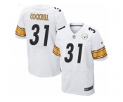 Men's Nike Pittsburgh Steelers #31 Ross Cockrell Elite White NFL Jersey