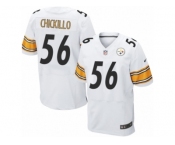 Men's Nike Pittsburgh Steelers #56 Anthony Chickillo Elite White NFL Jersey