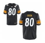Men's Nike Pittsburgh Steelers #80 Ladarius Green Elite Black Team Color NFL Jersey