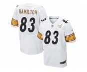 Men's Nike Pittsburgh Steelers #83 Cobi Hamilton Elite White NFL Jersey