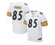 Men's Nike Pittsburgh Steelers #85 Xavier Grimble Elite White NFL Jersey
