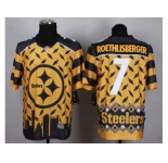Nike Pittsburgh Steelers #7 Ben Roethlisberger Jerseys[Style Noble Fashion Elite]